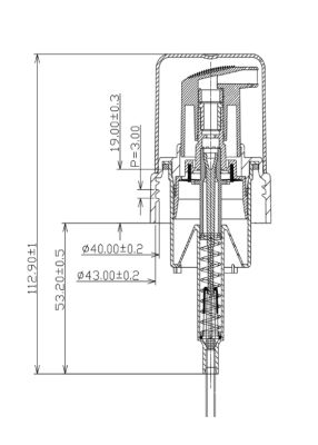 Пенообразующая помпа CG-19#-5